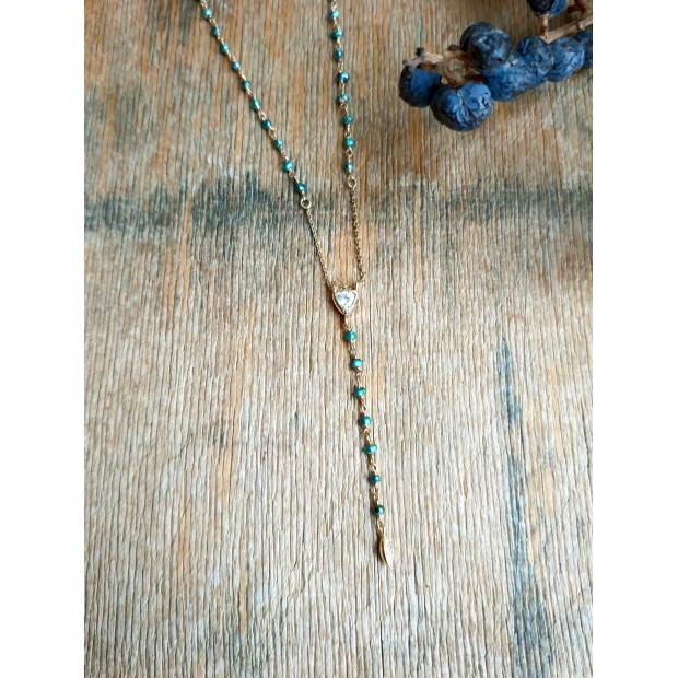 Hanka IN kaklo papuošalas su perlais